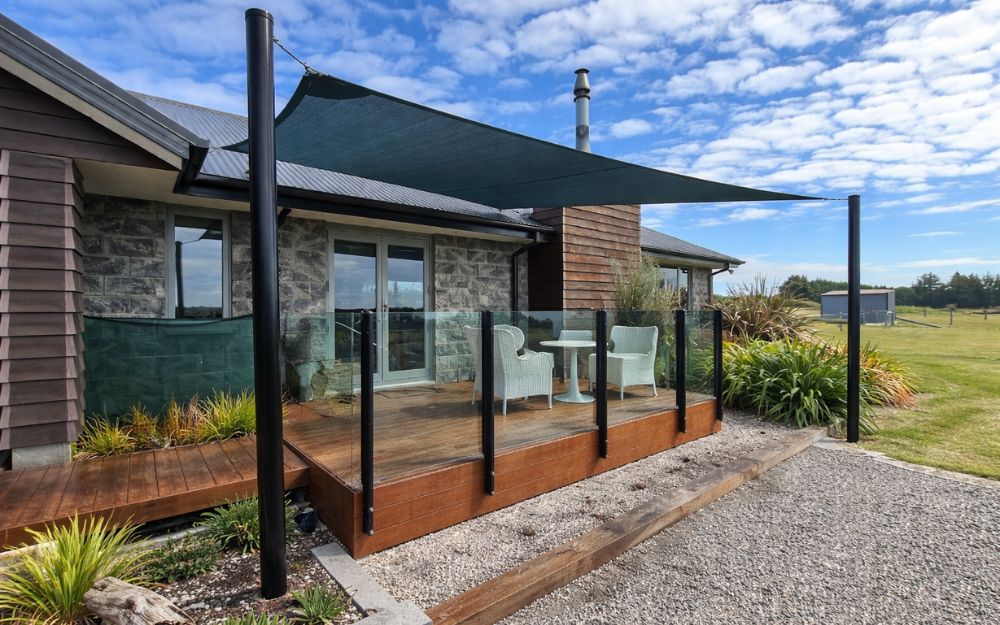 Custom outdoor shade sails and canopies in the UK